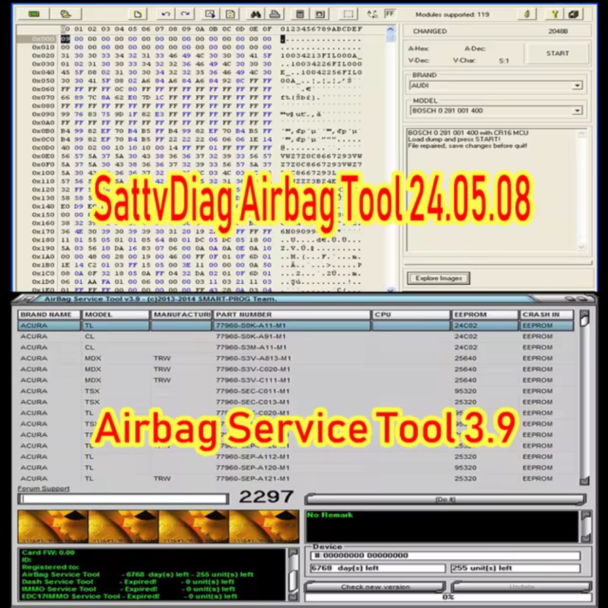 🚀 Airbag Tools Collection 💥 | Full Activation & Version 39 🔧 🚗 Airbag Tool 24.05.08 + Keygen 🔑 | Airbag Service Tool 3.9 🚗✨