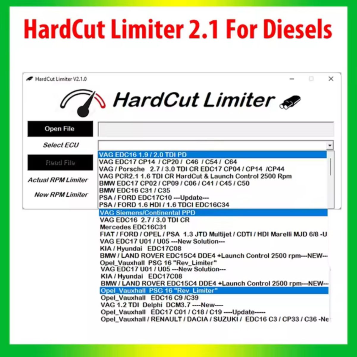 🚀 HardCut Limiter for Diesel & Petrol Engines 🚗🔥 | Full Activation (Version 6) | Pop&Bang + HardCut VMAX + HotStartr + QLaunchr Software 🎯✨