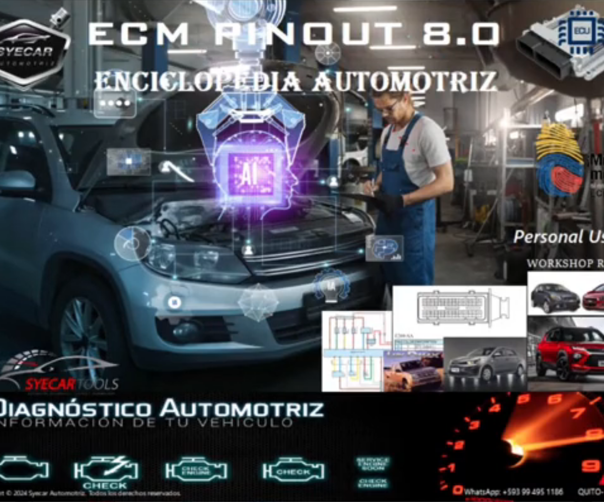 🚗🔌 ECM PINOUT 8.0 – Advanced ECU Wiring Diagrams & Repair Data (📥 Full Activation with Key)