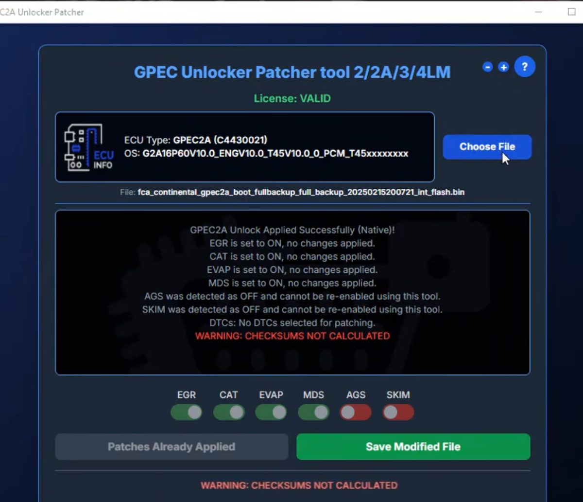 🚀✨ GPEC UNLOCKER PATCHER TOOL – Full Activation (Version 3) by Ecu Tuning Pro LLC 🚀✨