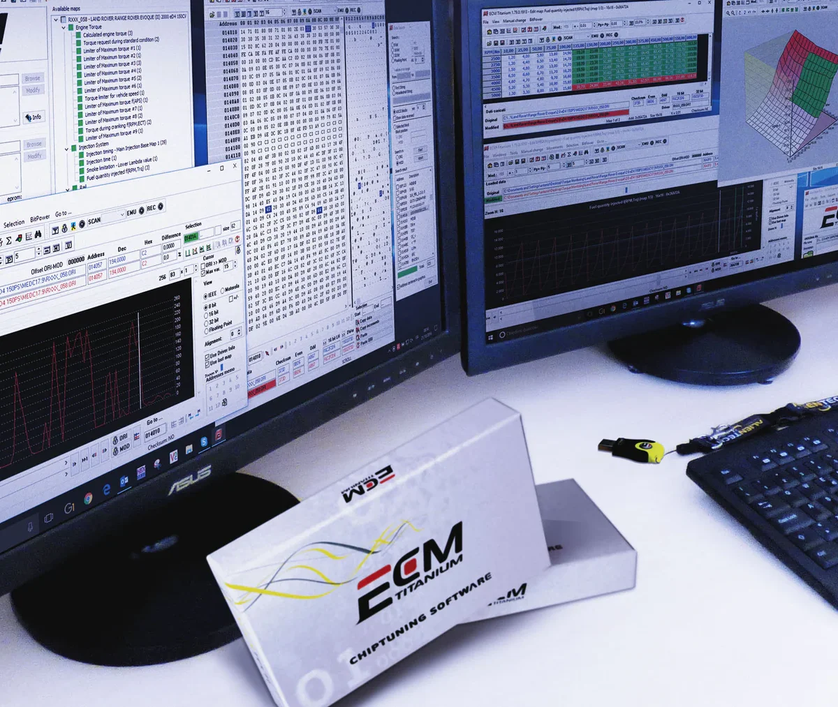 🚀 ECM Titanium Alientech – Full Activation 🎉 with Modified USB Dongle 🔧 (Version: Full) 🔥